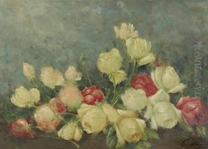 Bouquet Of Yellow Roses by Leonid Ossipovich Pasternak