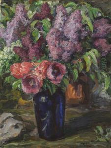 Lilacs And Poppies - view 1