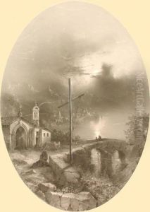 Notturno Ad Amalfi by Giuseppe Pastina