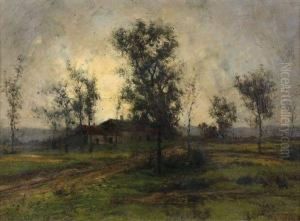Paysage A La Ferme by Cherubino Pata