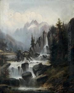 Paysage Alpin by Cherubino Pata