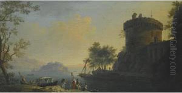 An Italianate Landscape, With The Tomb Of The Plautii - view 1