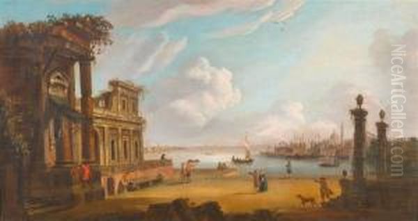Mediterranean Harbour Scene. - view 1