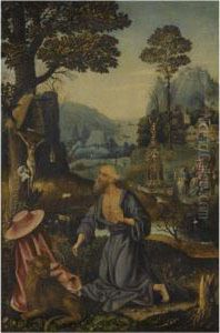 The Penitent Saint Jerome by Joachim Patenir