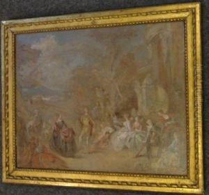 Le Menuet by Jean-Baptiste Joseph Pater