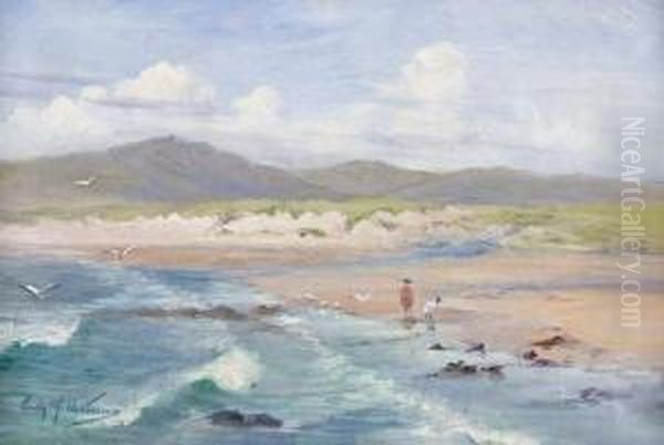 Children On The Shore - view 1