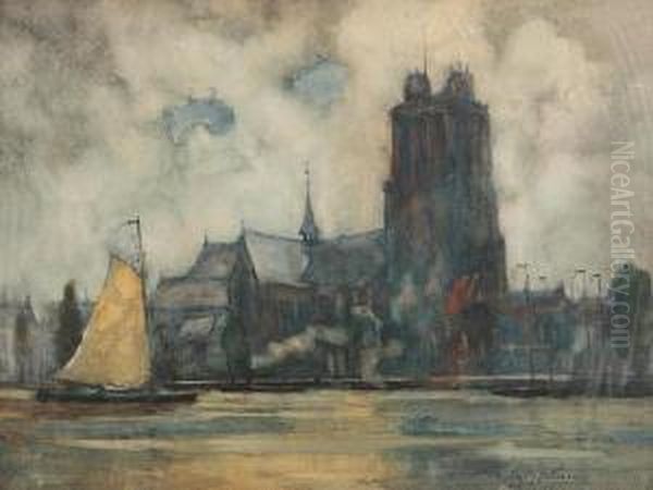 A Dutch Waterway - view 1