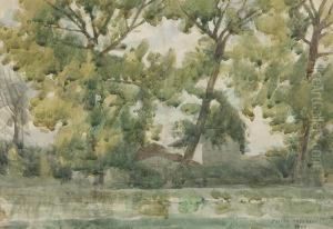 Evening On The Seine by Hamish Constable Paterson