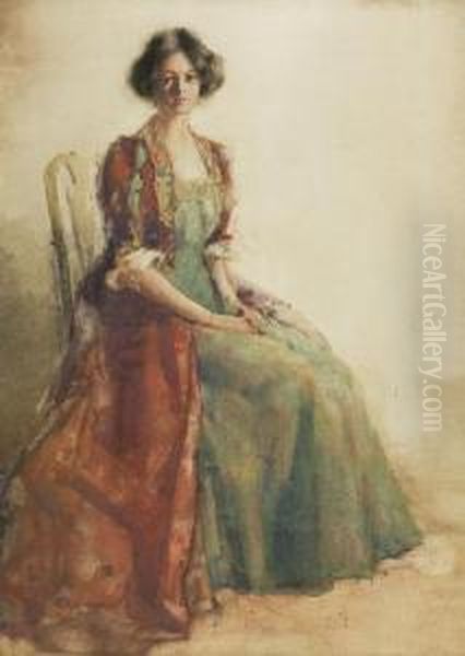 An Elegant Lady Seated - view 1