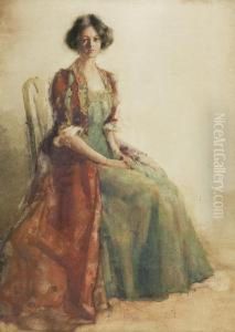 An Elegant Lady Seated