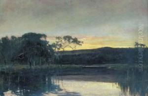 Sunset, Werribee River by John Ford Paterson