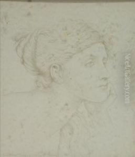 Pre-raphaelite Head - view 1