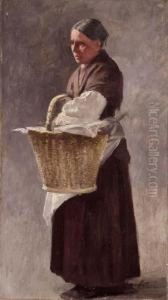 Figura Di Donna by Teofilo Patini