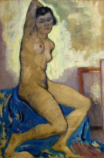 Seated Femalenude - view 1