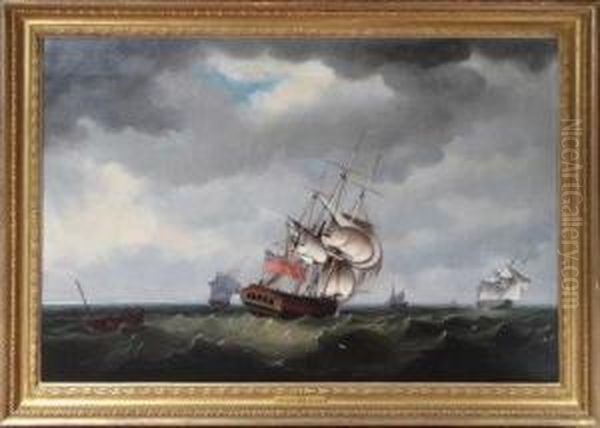 The Repulse 38 Guns, In The Solent Off Calshot - view 1