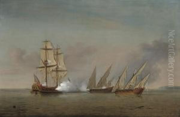 A Royal Navy Sloop, Most Probably H.m.s. - view 1