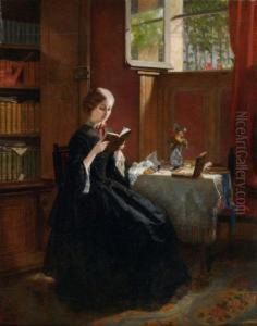 Jeune Femme Lisant Dans Son Boudoir Jeune Femme Lisant Dans Son Boudoir