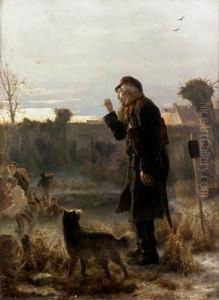 Stary Wiarus I Dzieci, 1871 R. by Friedrich Patschke