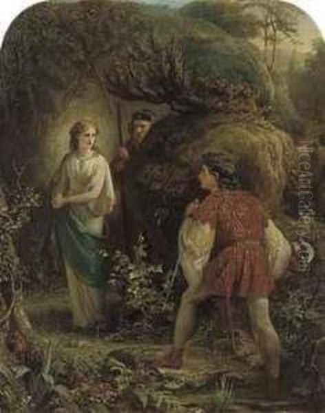 Prospero And Miranda Meeting Ferdinand - view 1