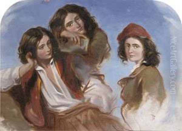 Study After 'the Italian Goatherd', By Richard Buckner - view 1