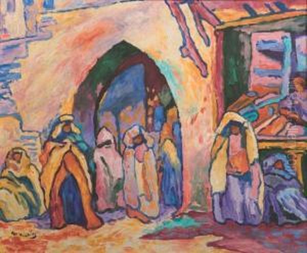 L'entree Du Souk A Marrakech - view 1