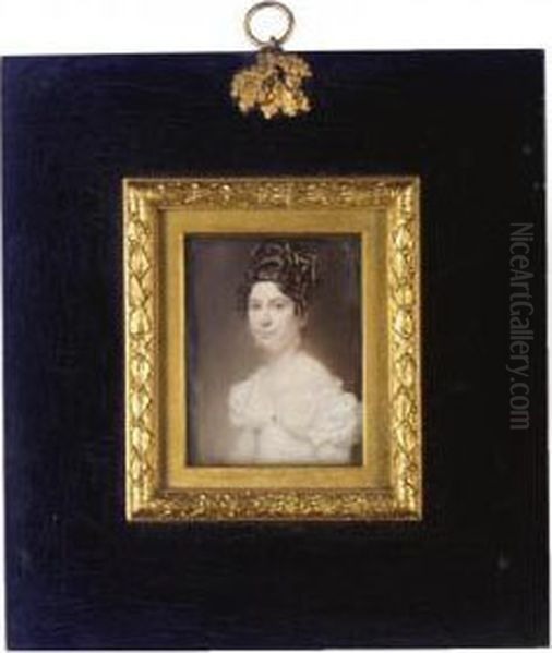 Portrait Of Theophilas Fairfax Johnson; Portrait Of Mrs Theophilas Fairfax Johnson (illustrated - view 1