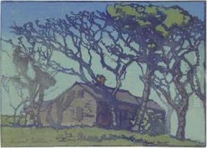 House And Trees. by Margaret Jordan Patterson