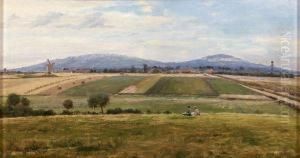 Paysage De Plaine Vallonnee by Cesar Pattein