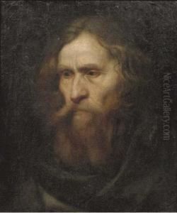 Head Of A Bearded Man by Christoph Paudiss