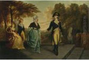 George Washington Leaving His Family by Jeremiah Paul