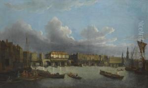 View Of Old London Bridge by John Paul