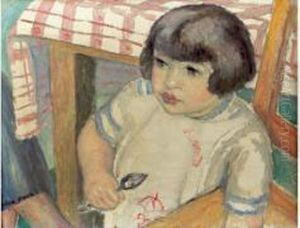 L'enfant A La Cuiller by Leon Eugene Paul