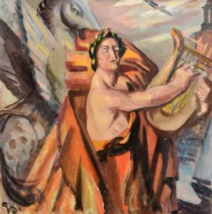 Orfeus Och Pegasus by Georg Pauli