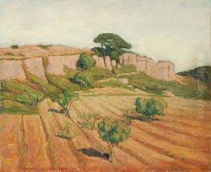 Provenzalische Landschaft Mit Felsen by Ingwer Paulsen