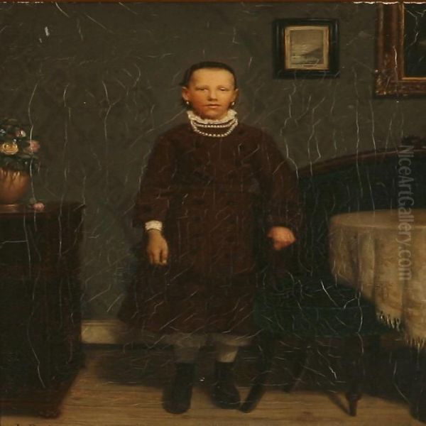 Interior With A Young Girl - view 1