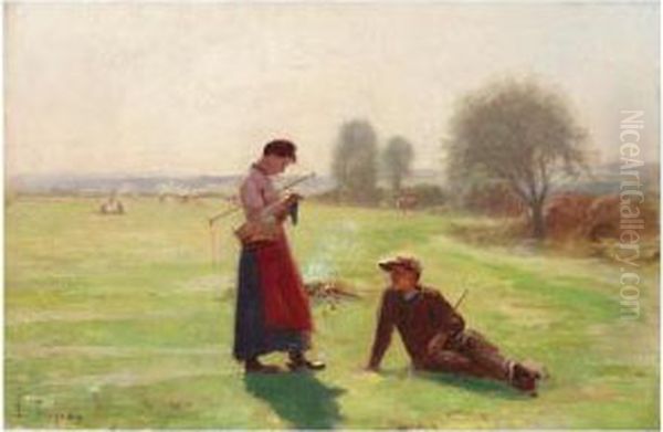 Resting On The Grass - view 1