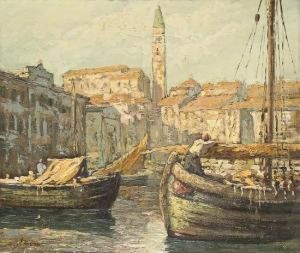 Veduta Del Porto Di Pirano