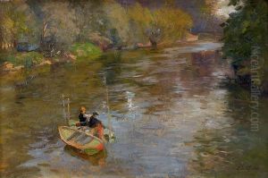 Les Pecheurs by Elie Anatole Pavil