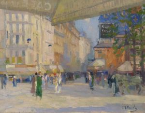 Rue De Paris by Elie Anatole Pavil