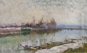 Barques by Elie Anatole Pavil