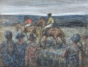 Les Courses by Louis Claude Paviot