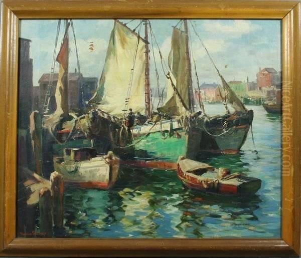 Boats In Harbor - view 1