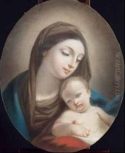 Madonna Con Il Bambino by Francesco Pavona De Udine