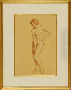 Portrait Of A Nude by William Macgregor Paxton