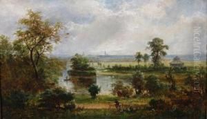 Distant View Of Oxford From Iffley by David Payne
