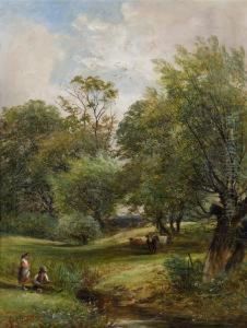 Children Fishing by David Payne