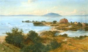 Ohinemutu, Lake Rotorua by Edward William Payton