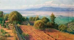 Paesaggio Verso Gli Appennini by Norberto Pazzini