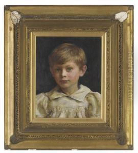 Portrait Of Roderick Peter George Denman (b.1894) As A Boy - view 1