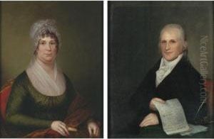 Mr. And Mrs. Zachariah Poulson Of Philadelphia; A Pair Ofportraits